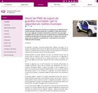 Moció de l’FMC de suport als guàrdies municipals i per la seguretat als nostres municipis